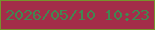 文字の大きさ：4、枠の色：76932c、背景の色：a32d49、文字の色：418751 無料ブログパーツのブログ時計