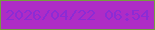 文字の大きさ：5、枠の色：769d3f、背景の色：ae2cc6、文字の色：8c2cd4 無料ブログパーツのブログ時計