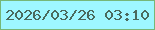 文字の大きさ：5、枠の色：76b777、背景の色：9ef7ff、文字の色：4a6a5d 無料ブログパーツのブログ時計