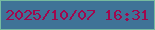 文字の大きさ：2、枠の色：76bba0、背景の色：3f7397、文字の色：a1084d 無料ブログパーツのブログ時計