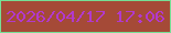 文字の大きさ：5、枠の色：76df95、背景の色：a54a37、文字の色：b239cd 無料ブログパーツのブログ時計
