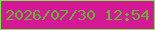 文字の大きさ：3、枠の色：76ee46、背景の色：d51896、文字の色：60b82a 無料ブログパーツのブログ時計