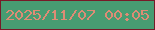 文字の大きさ：2、枠の色：771a28、背景の色：479c72、文字の色：dd8c75 無料ブログパーツのブログ時計