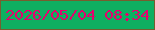 文字の大きさ：5、枠の色：775e2e、背景の色：0faf61、文字の色：e7006d 無料ブログパーツのブログ時計
