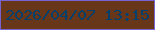 文字の大きさ：1、枠の色：7762d2、背景の色：683619、文字の色：05406c 無料ブログパーツのブログ時計
