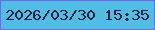 文字の大きさ：5、枠の色：7765e4、背景の色：4dbfe5、文字の色：211a3b 無料ブログパーツのブログ時計