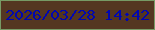 文字の大きさ：1、枠の色：779a65、背景の色：543621、文字の色：0107b0 無料ブログパーツのブログ時計