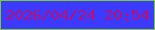 文字の大きさ：1、枠の色：77ce2b、背景の色：3b3afe、文字の色：ba1072 無料ブログパーツのブログ時計