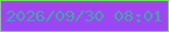 文字の大きさ：1、枠の色：77dd60、背景の色：9e46f2、文字の色：42a5aa 無料ブログパーツのブログ時計