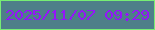 文字の大きさ：3、枠の色：77ee74、背景の色：4e7f89、文字の色：9514fa 無料ブログパーツのブログ時計