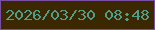 文字の大きさ：4、枠の色：784fa2、背景の色：3b2801、文字の色：4f9e8c 無料ブログパーツのブログ時計