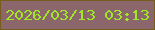 文字の大きさ：1、枠の色：785c1d、背景の色：8b666a、文字の色：a0e827 無料ブログパーツのブログ時計