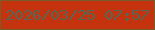 文字の大きさ：5、枠の色：785c29、背景の色：c4330d、文字の色：556856 無料ブログパーツのブログ時計