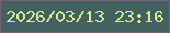 文字の大きさ：5、枠の色：786075、背景の色：426160、文字の色：d6ec96 無料ブログパーツのブログ時計
