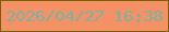 文字の大きさ：3、枠の色：786208、背景の色：f69166、文字の色：77b4a3 無料ブログパーツのブログ時計
