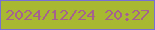 文字の大きさ：3、枠の色：786fd4、背景の色：a9b831、文字の色：a6628f 無料ブログパーツのブログ時計