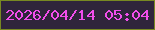 文字の大きさ：4、枠の色：788922、背景の色：2f253b、文字の色：f24eec 無料ブログパーツのブログ時計