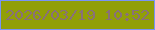 文字の大きさ：4、枠の色：7894f6、背景の色：919f07、文字の色：89707a 無料ブログパーツのブログ時計