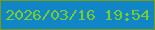 文字の大きさ：5、枠の色：789c12、背景の色：1186c6、文字の色：78cc2b 無料ブログパーツのブログ時計