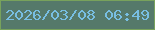 文字の大きさ：5、枠の色：78a25c、背景の色：55796a、文字の色：78bee2 無料ブログパーツのブログ時計