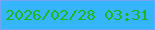 文字の大きさ：2、枠の色：78a3f1、背景の色：35b5fa、文字の色：1db620 無料ブログパーツのブログ時計