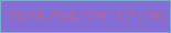文字の大きさ：5、枠の色：78abcc、背景の色：846dd5、文字の色：a46aa1 無料ブログパーツのブログ時計
