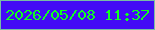 文字の大きさ：2、枠の色：78bda5、背景の色：430bf6、文字の色：10ff20 無料ブログパーツのブログ時計