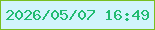 文字の大きさ：1、枠の色：78bf20、背景の色：d1f4fc、文字の色：21bb71 無料ブログパーツのブログ時計