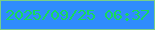 文字の大きさ：2、枠の色：78cf88、背景の色：2f8cfc、文字の色：18da5b 無料ブログパーツのブログ時計