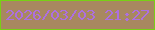 文字の大きさ：4、枠の色：78d015、背景の色：a88860、文字の色：ad6fe0 無料ブログパーツのブログ時計