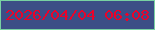 文字の大きさ：2、枠の色：78d1a2、背景の色：3c4e86、文字の色：ea032a 無料ブログパーツのブログ時計