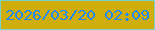 文字の大きさ：5、枠の色：78d1ca、背景の色：cfae0b、文字の色：1f8bf2 無料ブログパーツのブログ時計