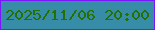 文字の大きさ：3、枠の色：7916fa、背景の色：378da8、文字の色：247001 無料ブログパーツのブログ時計