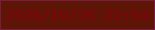 文字の大きさ：1、枠の色：791b42、背景の色：5d1505、文字の色：84020f 無料ブログパーツのブログ時計