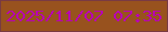 文字の大きさ：4、枠の色：793a42、背景の色：98521e、文字の色：b801b3 無料ブログパーツのブログ時計