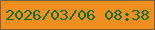 文字の大きさ：1、枠の色：796134、背景の色：f08e1f、文字の色：0d6f0e 無料ブログパーツのブログ時計