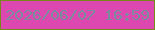 文字の大きさ：1、枠の色：79881b、背景の色：dc47b0、文字の色：7b8d9d 無料ブログパーツのブログ時計