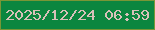 文字の大きさ：3、枠の色：799636、背景の色：0b863f、文字の色：d7c1b9 無料ブログパーツのブログ時計