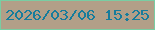 文字の大きさ：2、枠の色：79cda3、背景の色：b29f88、文字の色：167c9c 無料ブログパーツのブログ時計