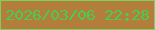 文字の大きさ：3、枠の色：79d259、背景の色：b37e3c、文字の色：44ce53 無料ブログパーツのブログ時計