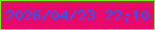 文字の大きさ：4、枠の色：79eb16、背景の色：e9096a、文字の色：1a5ff9 無料ブログパーツのブログ時計