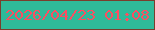 文字の大きさ：3、枠の色：7a3d2c、背景の色：2fba99、文字の色：fc4f61 無料ブログパーツのブログ時計