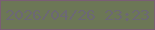 文字の大きさ：5、枠の色：7a5e74、背景の色：6c7756、文字の色：6c6874 無料ブログパーツのブログ時計