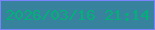 文字の大きさ：4、枠の色：7a83fb、背景の色：37829d、文字の色：01b278 無料ブログパーツのブログ時計