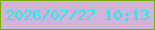 文字の大きさ：1、枠の色：7aab05、背景の色：d2b4d7、文字の色：1eeaf1 無料ブログパーツのブログ時計