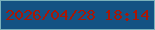 文字の大きさ：2、枠の色：7ab1bb、背景の色：145283、文字の色：a91705 無料ブログパーツのブログ時計