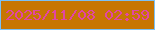 文字の大きさ：3、枠の色：7ac1f6、背景の色：c77602、文字の色：e246a2 無料ブログパーツのブログ時計