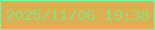 文字の大きさ：1、枠の色：7afaa9、背景の色：dcaf51、文字の色：8de47f 無料ブログパーツのブログ時計