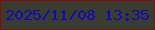 文字の大きさ：4、枠の色：7b1012、背景の色：393c2e、文字の色：110ab2 無料ブログパーツのブログ時計