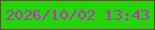 文字の大きさ：3、枠の色：7b3947、背景の色：25d408、文字の色：c12fc2 無料ブログパーツのブログ時計